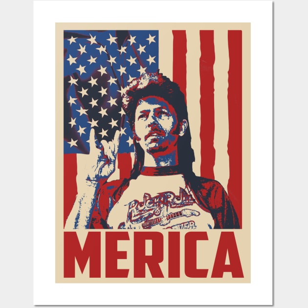 Joe Dirt Merica Wall Art by mia_me